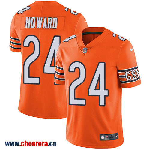 Nike Jordan Howard Chicago Bears orange Limited jersey