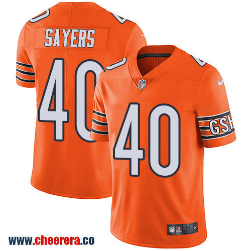 Nike Gale Sayers Chicago Bears orange Limited jersey