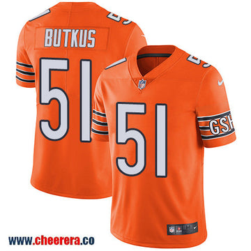 Nike Dick Butkus Chicago Bears orange Limited jersey