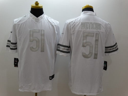 Nike Dick Butkus Chicago Bears platinum Limited jersey