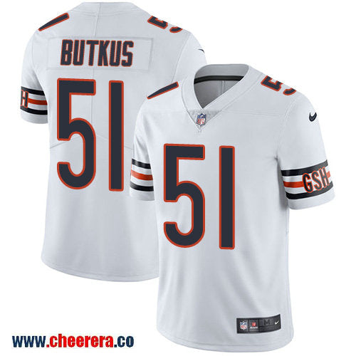 Nike Dick Butkus Chicago Bears white Vapor jersey