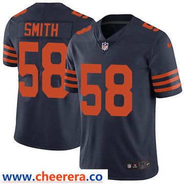 Nike Roquan Smith Chicago Bears navy Vapor jersey