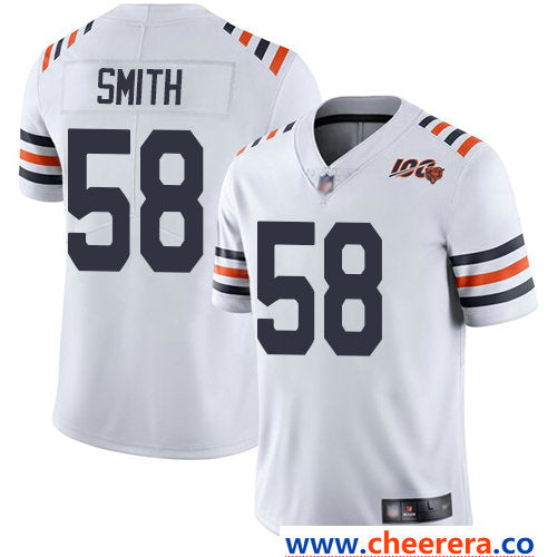 Nike Roquan Smith Chicago Bears white Vapor jersey