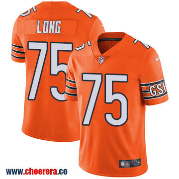 Nike Kyle Long Chicago Bears orange Limited jersey