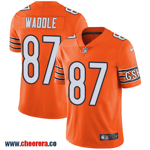 Nike Tom Waddle Chicago Bears orange Limited jersey