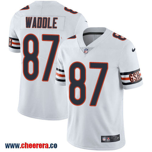 Nike Tom Waddle Chicago Bears white Vapor jersey