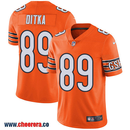 Nike Mike Ditka Chicago Bears orange Limited jersey