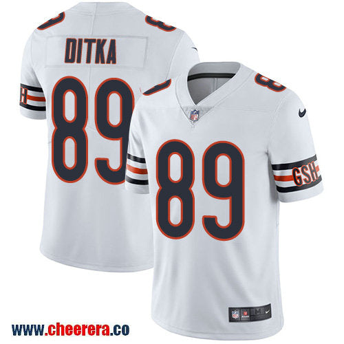 Nike Mike Ditka Chicago Bears white Vapor jersey