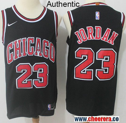 Nike Michael Jordan Chicago Bulls black Authentic jersey