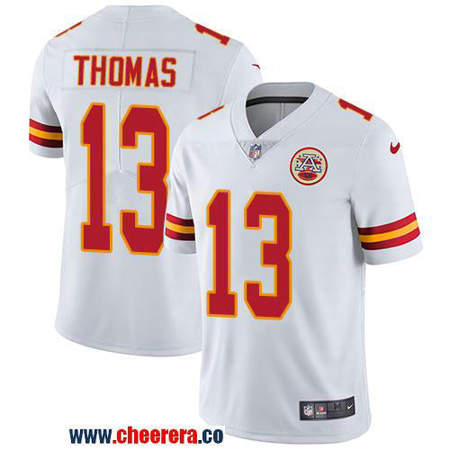 Nike De'Anthony Thomas Kansas City Chiefs white Vapor jersey