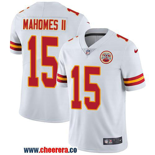 Nike Patrick Mahomes II Kansas City Chiefs white Vapor jersey