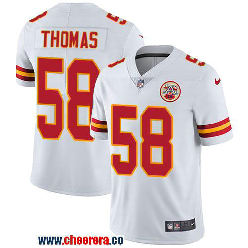 Nike Derrick Thomas Kansas City Chiefs white Vapor jersey