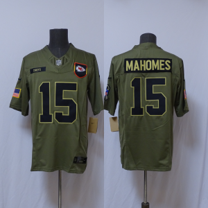 Nike Kansas City Chiefs olive Salute To Service jersey