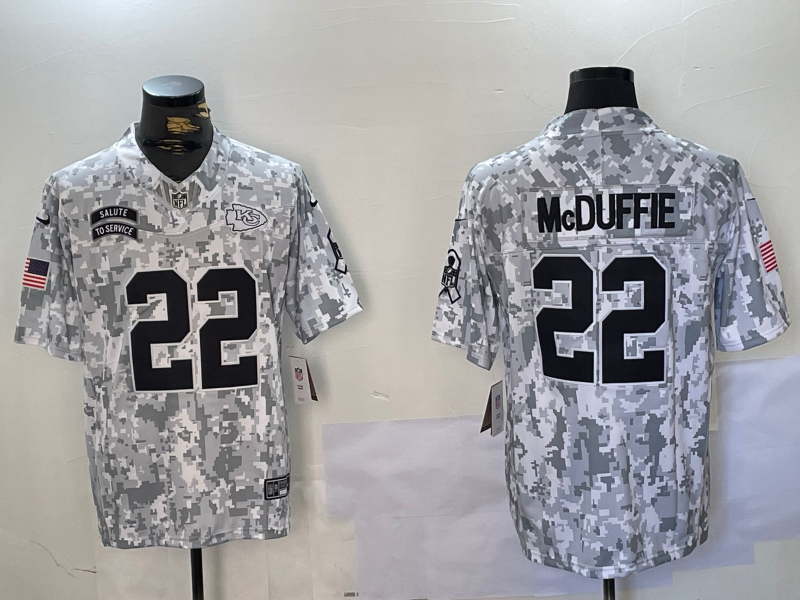 Nike Kansas City Chiefs camo Salute To Service jersey