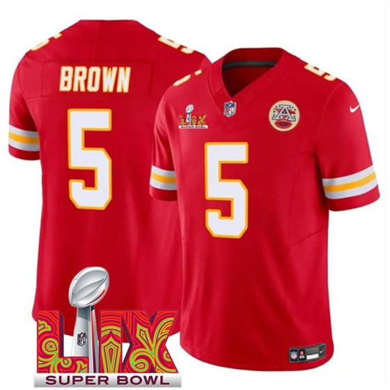 Nike Kansas City Chiefs brown Vapor jersey