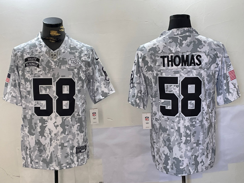 Nike Kansas City Chiefs camo Salute To Service jersey