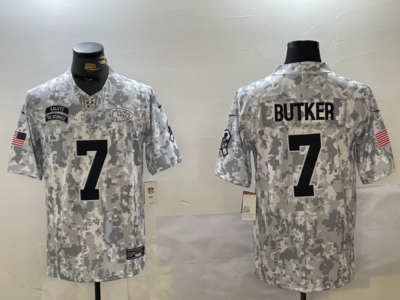 Nike Kansas City Chiefs camo Salute To Service jersey