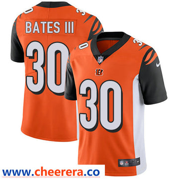 Nike Jessie Bates III Cincinnati Bengals orange Vapor jersey