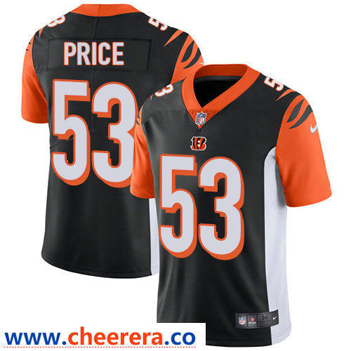 Nike Billy Price Cincinnati Bengals black Vapor jersey