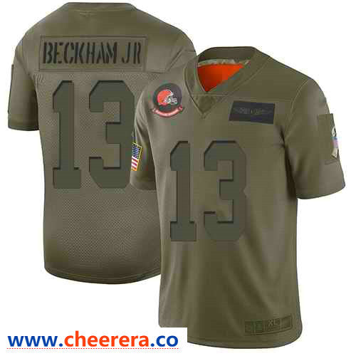 Nike Odell Beckham Jr Cleveland Browns camo Salute To Service jersey