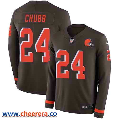 Nike Nick Chubb Cleveland Browns brown Limited jersey
