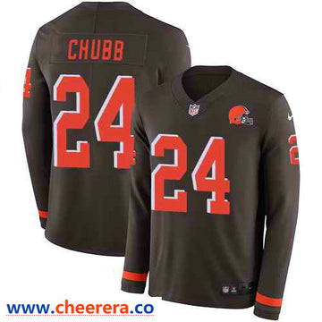 Nike Nick Chubb Cleveland Browns brown Limited jersey