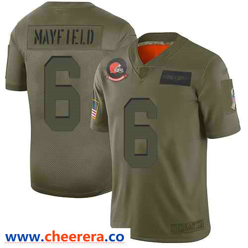 Nike Baker Mayfield Cleveland Browns camo Salute To Service jersey