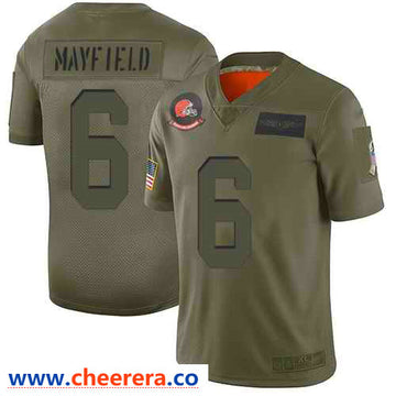 Nike Baker Mayfield Cleveland Browns camo Salute To Service jersey