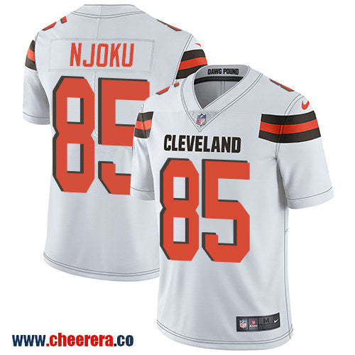 Nike David Njoku Cleveland Browns white Vapor jersey