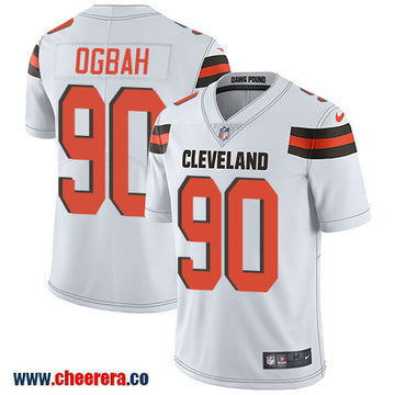 Nike Emmanuel Ogbah Cleveland Browns white Vapor jersey