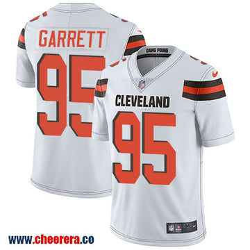 Nike Myles Garrett Cleveland Browns white Vapor jersey