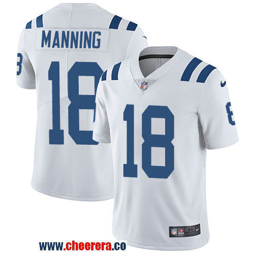 Nike Peyton Manning Indianapolis Colts white Vapor jersey