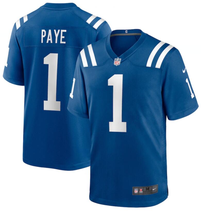 Nike Indianapolis Colts royal Vapor jersey