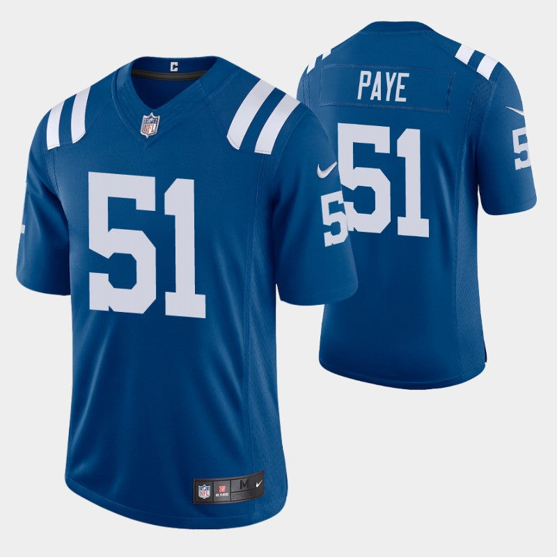 Nike Indianapolis Colts royal Vapor jersey