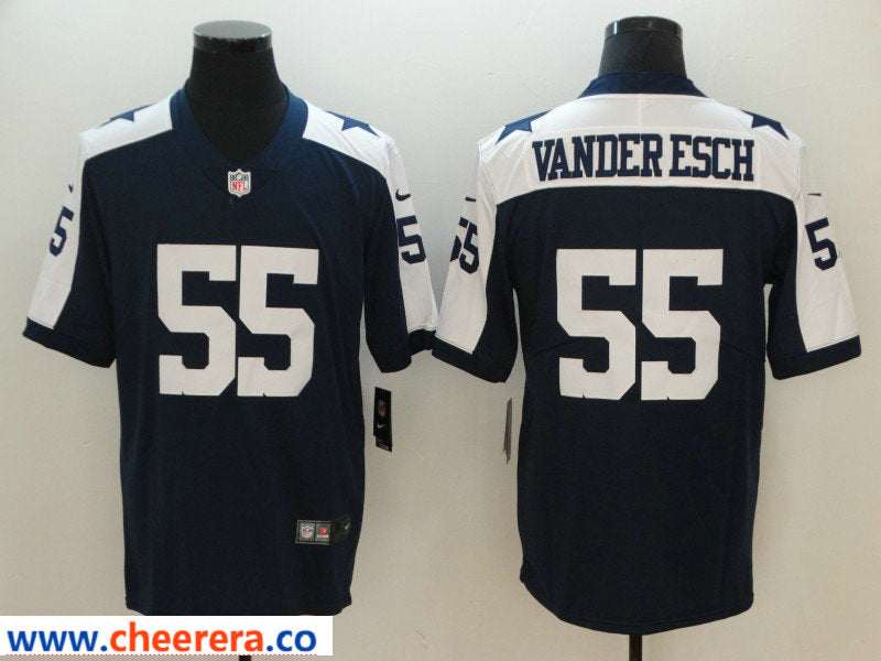 Nike Leighton Vander Esch Dallas Cowboys navy Vapor jersey