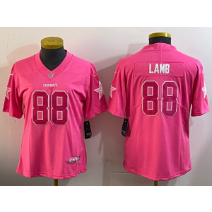 Nike Dallas Cowboys pink Vapor jersey