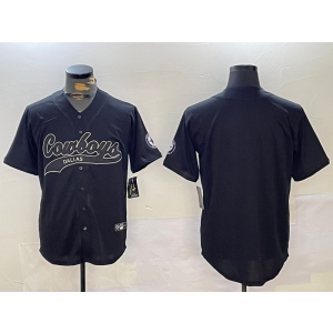 Nike Blank Dallas Cowboys black Vapor jersey
