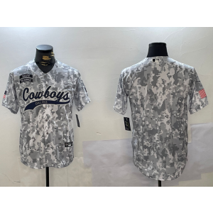 Nike Blank Dallas Cowboys camo Vapor jersey