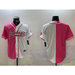 Nike Blank Dallas Cowboys pink Vapor jersey