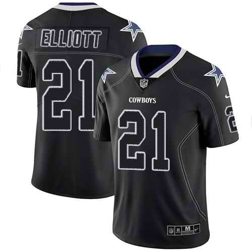 Nike Ezekiel Elliott Dallas Cowboys black Limited jersey