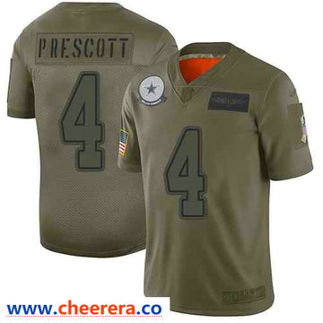 Nike Dak Prescott Dallas Cowboys camo Salute To Service jersey