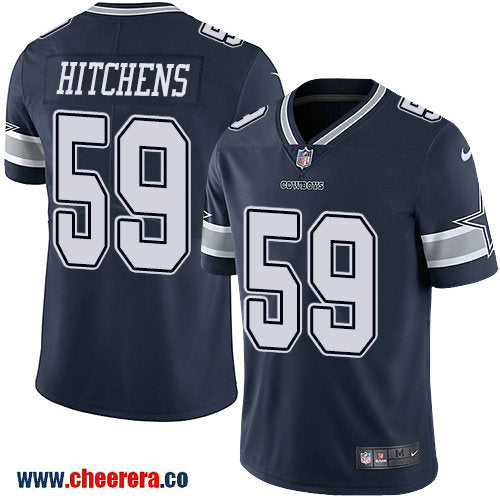 Nike Anthony Hitchens Dallas Cowboys navy Vapor jersey