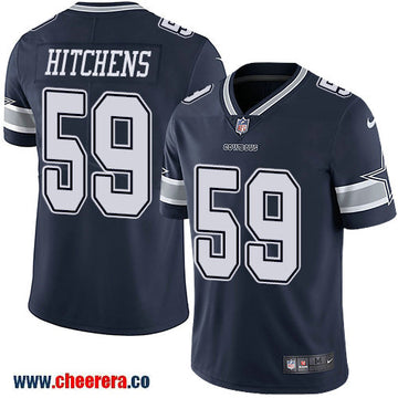 Nike Anthony Hitchens Dallas Cowboys navy Vapor jersey