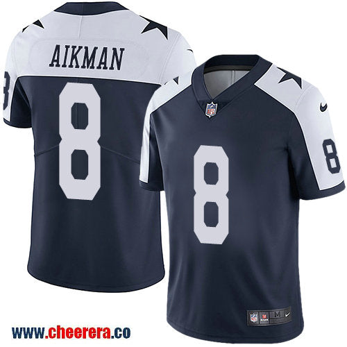 Nike Troy Aikman Dallas Cowboys navy Vapor jersey