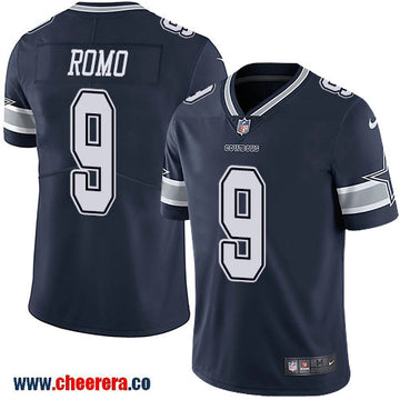 Nike Tony Romo Dallas Cowboys navy Vapor jersey