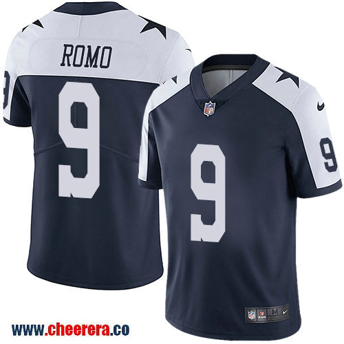 Nike Tony Romo Dallas Cowboys navy Vapor jersey
