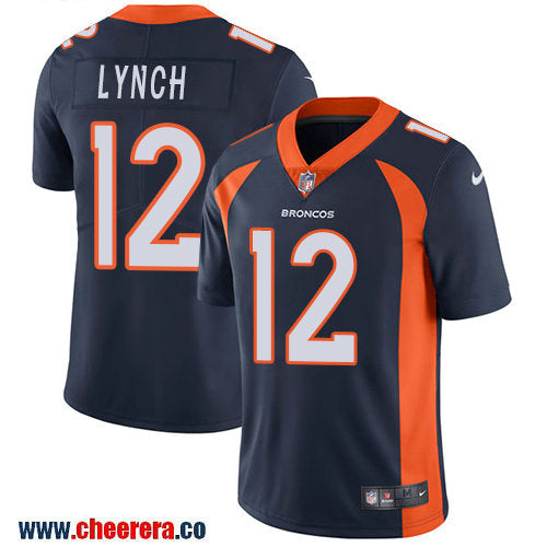 Nike Paxton Lynch Denver Broncos navy Vapor jersey