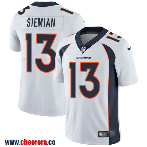 Nike Trevor Siemian Denver Broncos white Vapor jersey