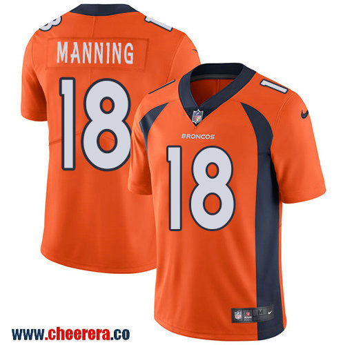Nike Peyton Manning Denver Broncos orange Vapor jersey