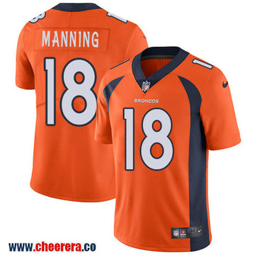 Nike Peyton Manning Denver Broncos orange Vapor jersey